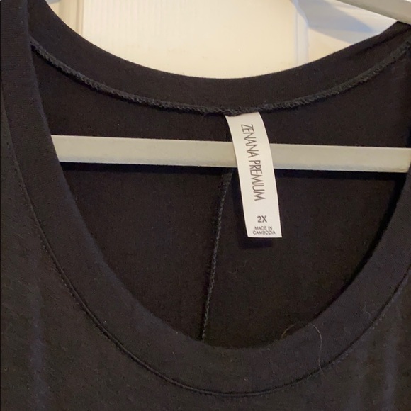 Plus Size 3/4 Ruffled Tunic - Picture 4 of 4